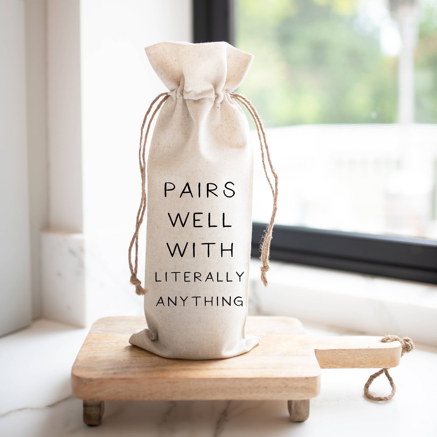 Porter Lane Home - Literally Anything Wine Bag