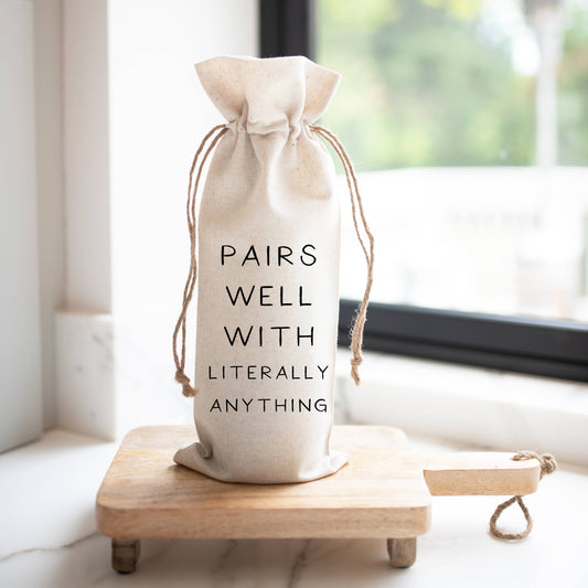Porter Lane Home - Literally Anything Wine Bag