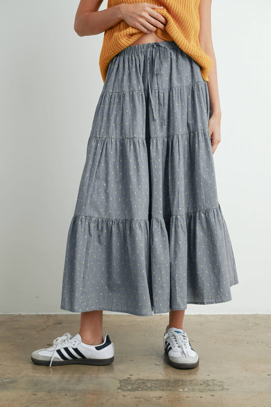 BUTTERMELON - Flowy Maxi Skirt - BMS7624