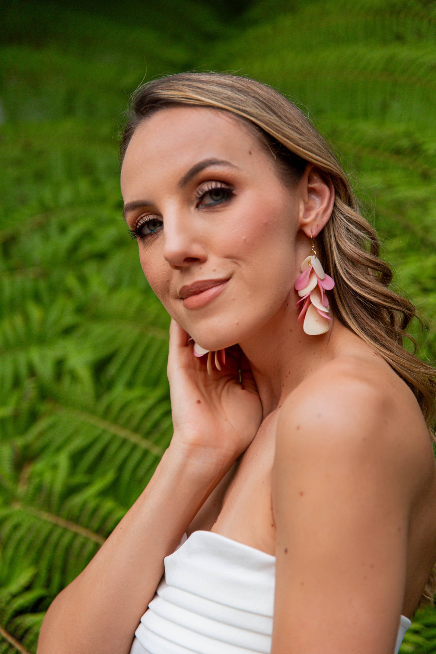 Organic Tagua Jewelry - Bailey Earrings