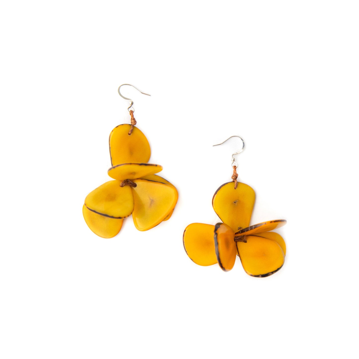 Organic Tagua Jewelry - Florence Earrings