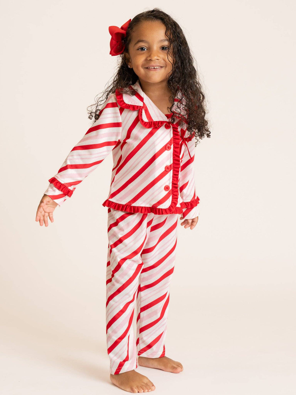 Marie Nicole Clothing - Peppermint Stripe Pajamas