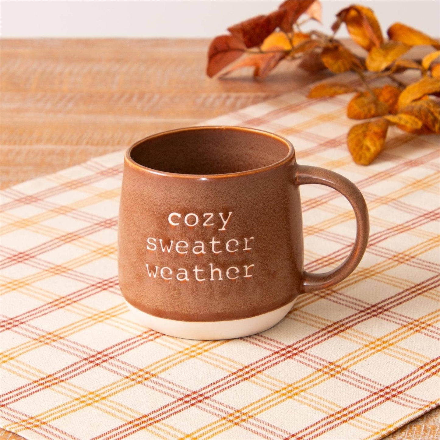 Audrey's Home & Gift - Sweater Weather Stoneware 16 oz Fall Mug