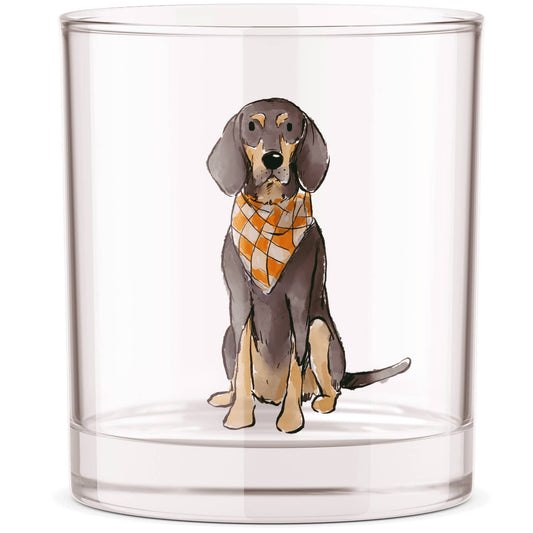 Barrel Down South - Bluetick Coonhound Tennessee Bourbon Whiskey Rocks Glass