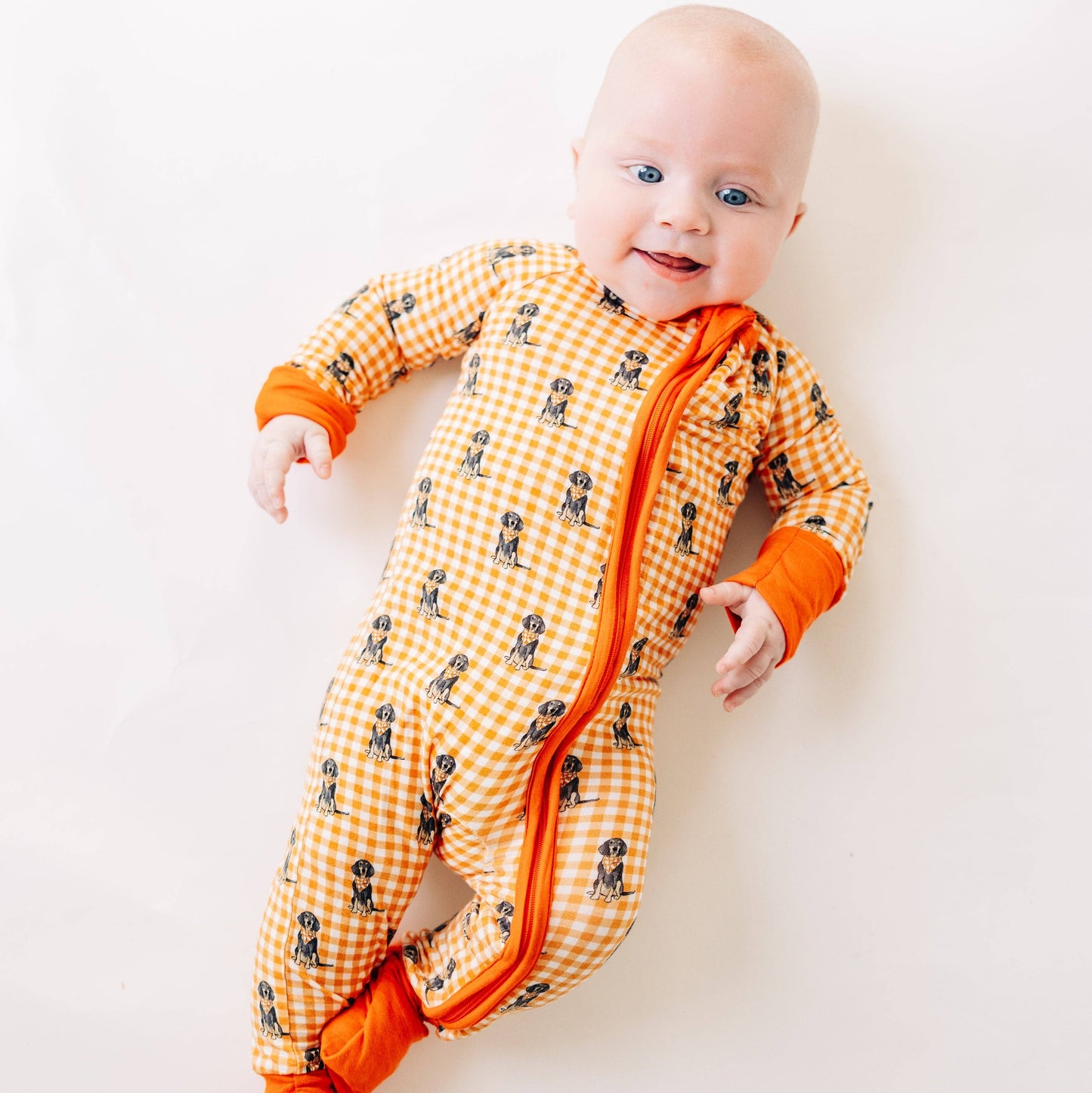 Barrel Down South - Bluetick Coonhound Stripe Unisex Kids Pajamas