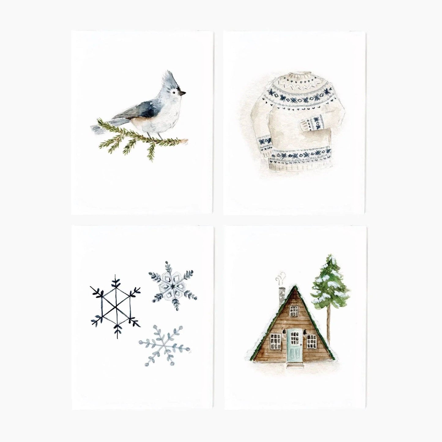 emily lex studio - Winter assorted notecard set