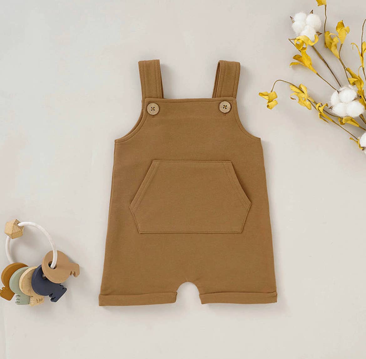 Boho + Babe - French Terry Overalls - Baby and Toddler