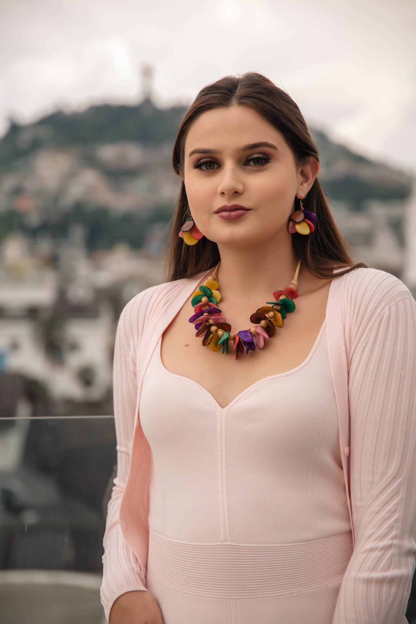 Organic Tagua Jewelry - Mariposa Earrings