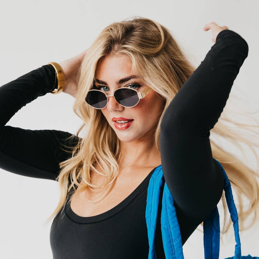 Pretty Simple - Opal Oval Sunglasses