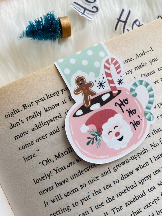 Makerie Day - Hot Cocoa Santa Mug Magnetic Bookmark