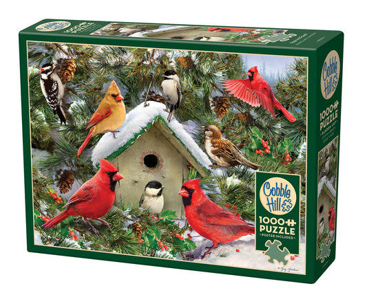 Outset Games and Cobble Hill Puzzles - Festive Feast 1000pc puzzle