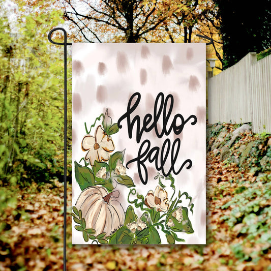 Baxter & Me - Cottonwood Fall Garden Flag