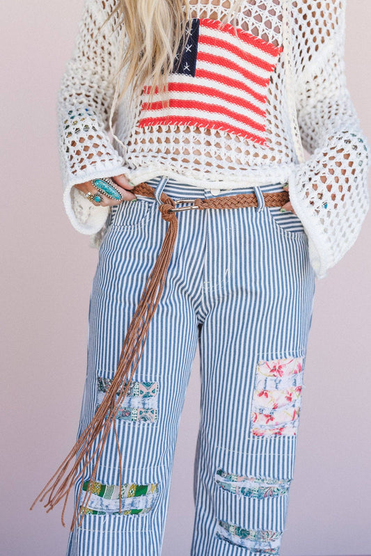 Three Bird Nest - Wanderfree Braided Belt - Camel