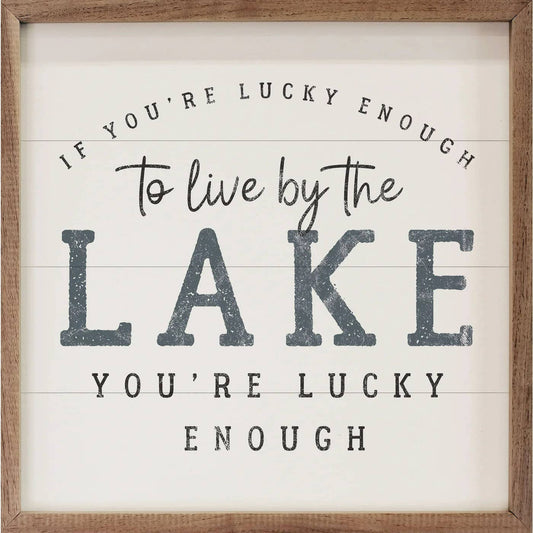 Kendrick Home - If You're Lucky Enough To Live By The Lake White