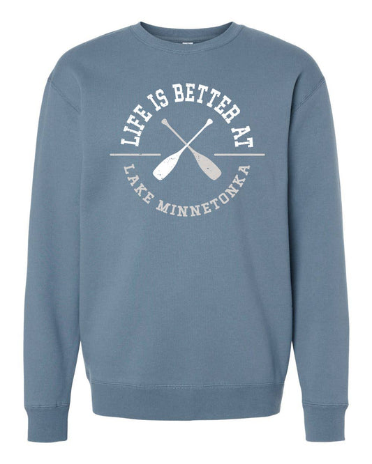 Kendrick Home - Lake Life Is Better Oars Personalized Crew
