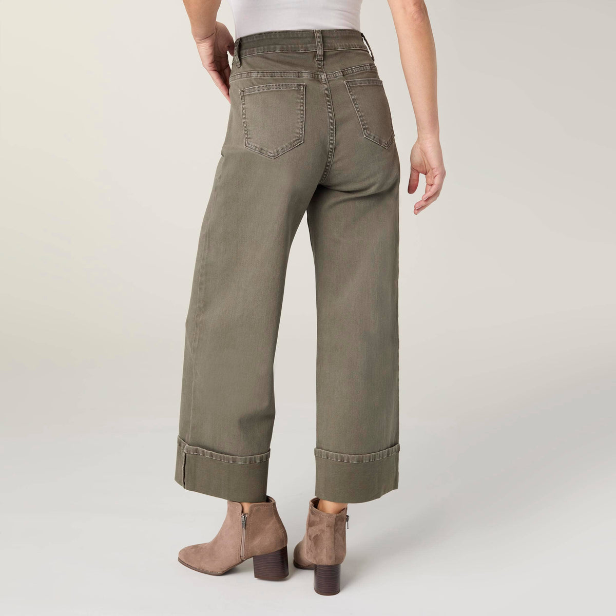 COCO + CARMEN - Avante Wide Ankle with Front Seam Pant-Fall