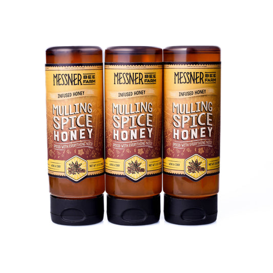 Messner Bee Farm - Mulling Spice Infused Honey / Robust and Warm / 12oz