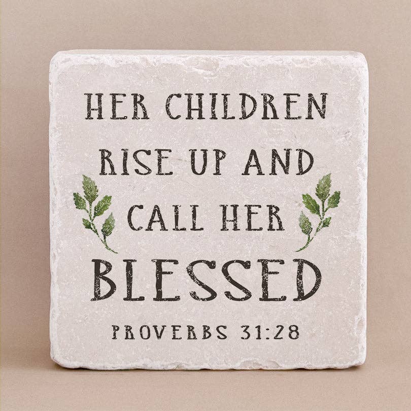 Twelve Stone Art - 547N | Proverbs 31:28
