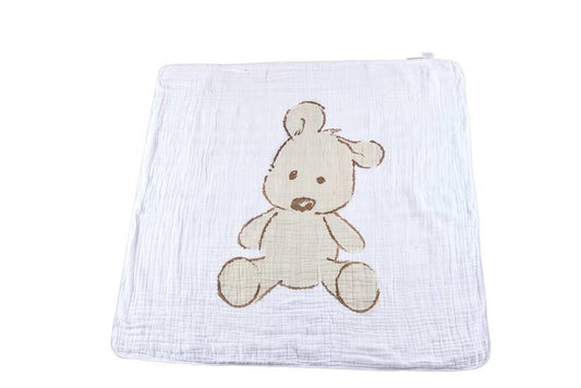 Newcastle Classics - Teddy Bear and Plaid Newcastle Blanket