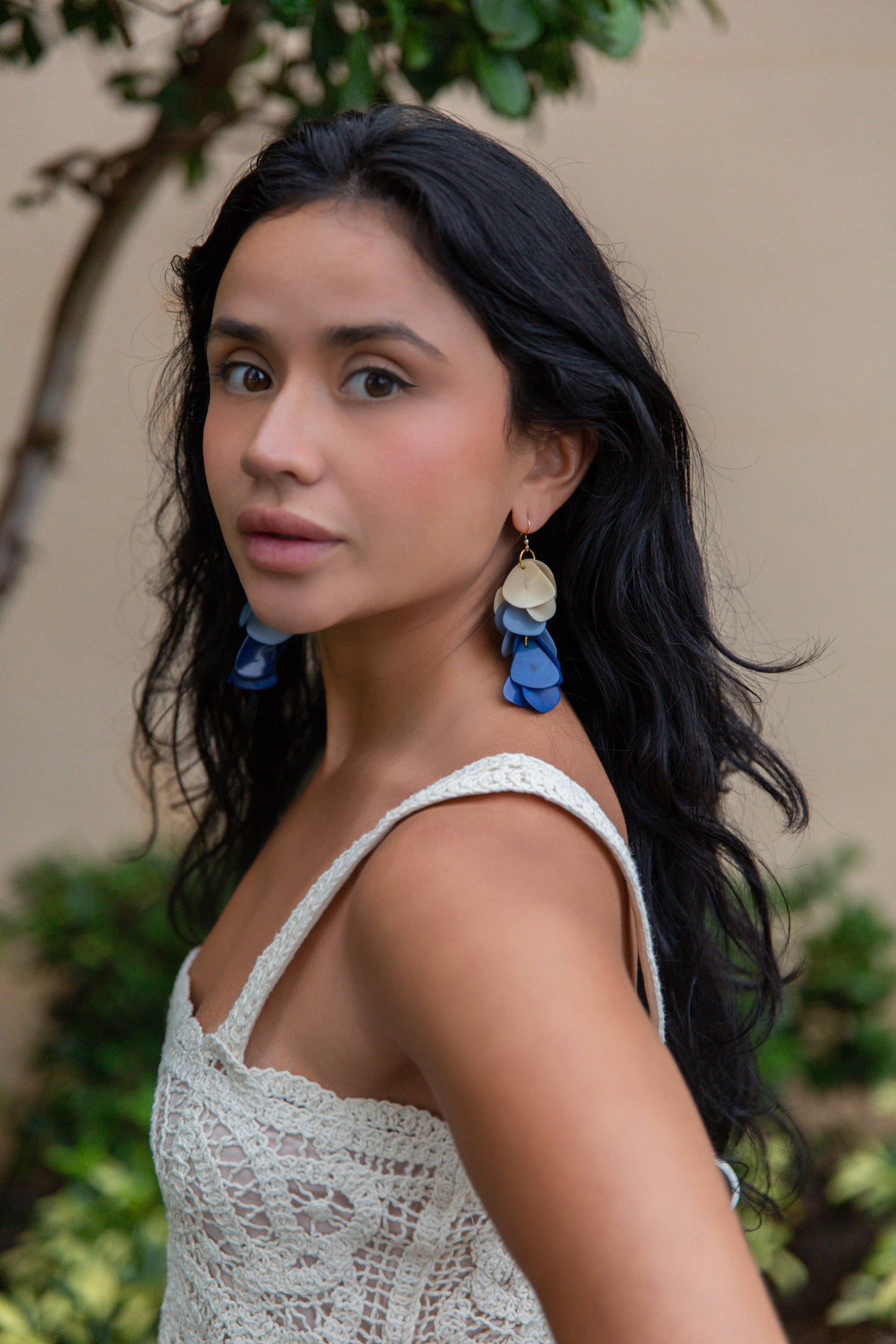 Organic Tagua Jewelry - Bailey Earrings