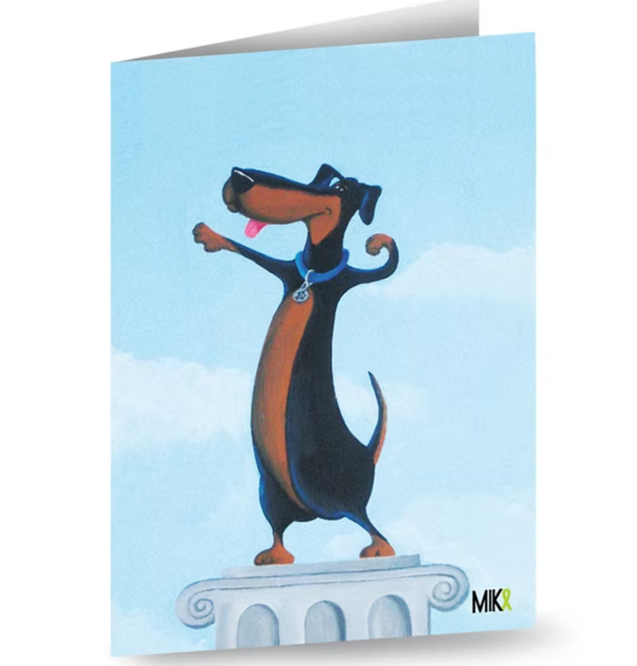 Doodlewags Greeting Card First Place Weiner