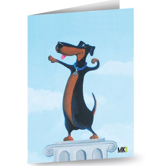 Doodlewags Greeting Card First Place Weiner