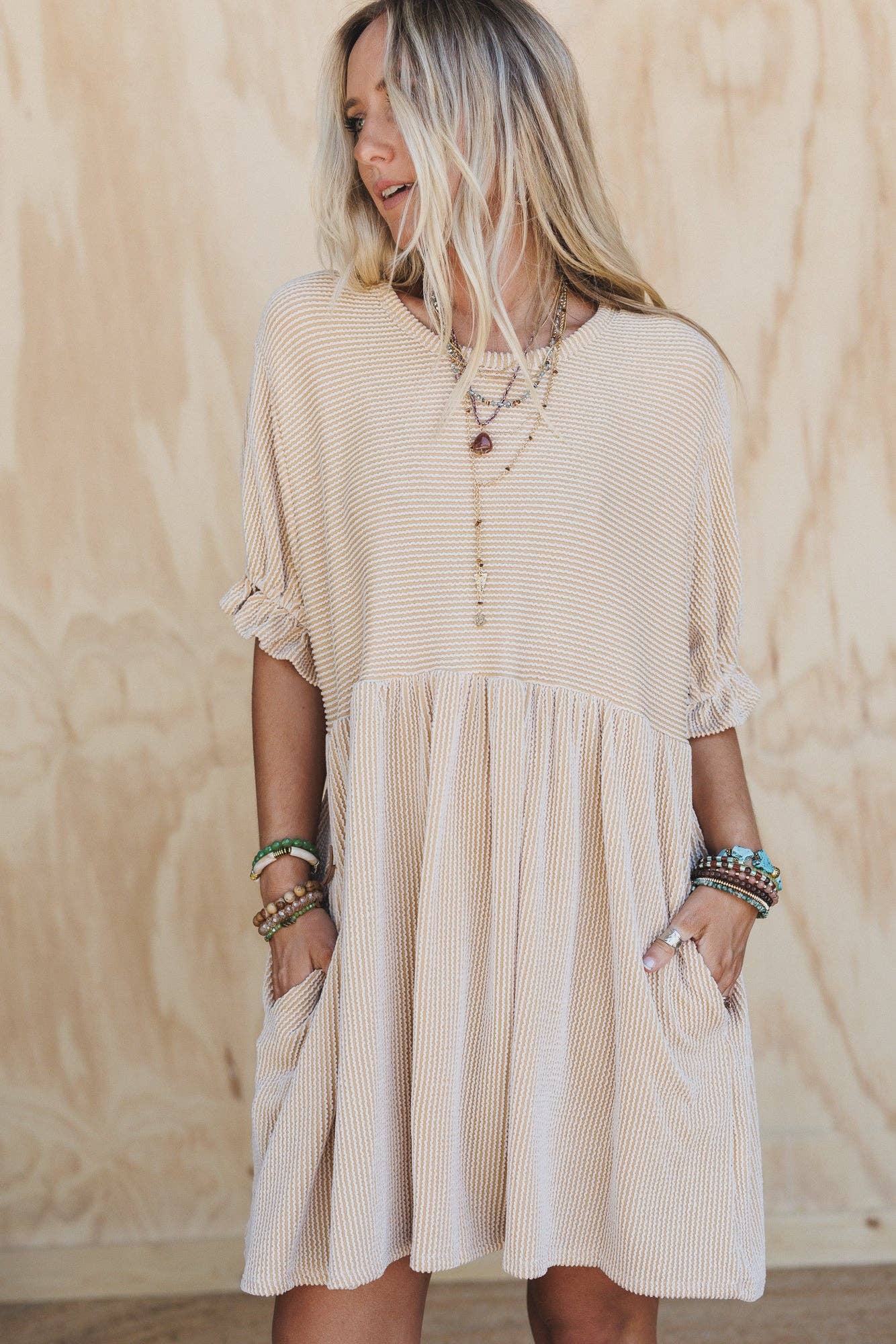 Three Bird Nest - Open Sky Dress - Canary