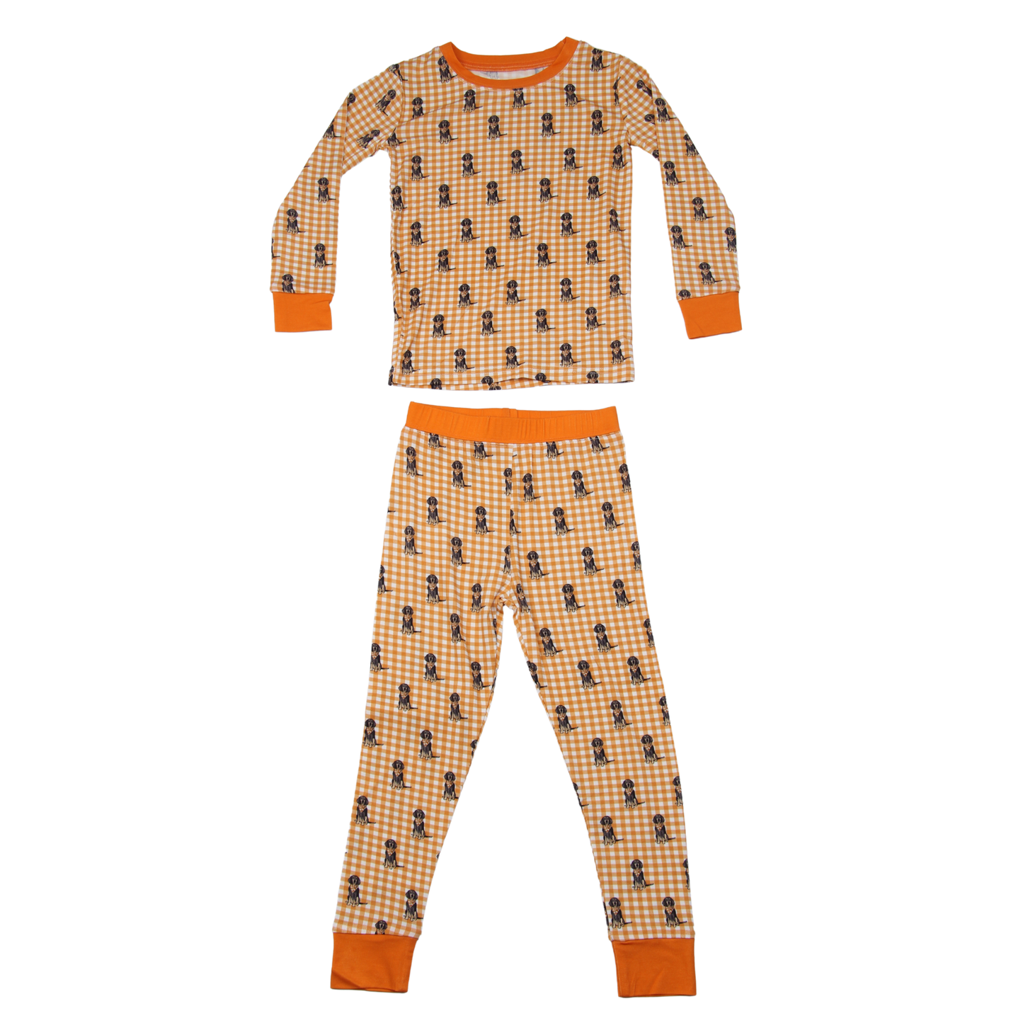 Barrel Down South - Bluetick Coonhound Stripe Unisex Kids Pajamas