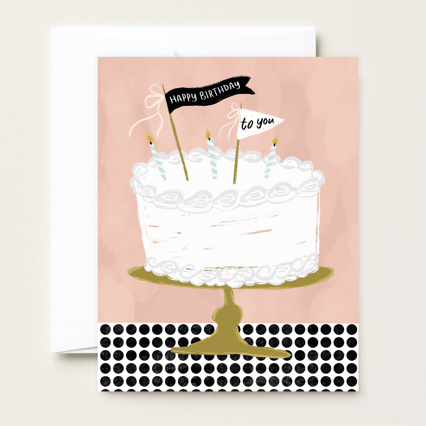 Makerie Day - Happy Birthday Cake Greeting Card