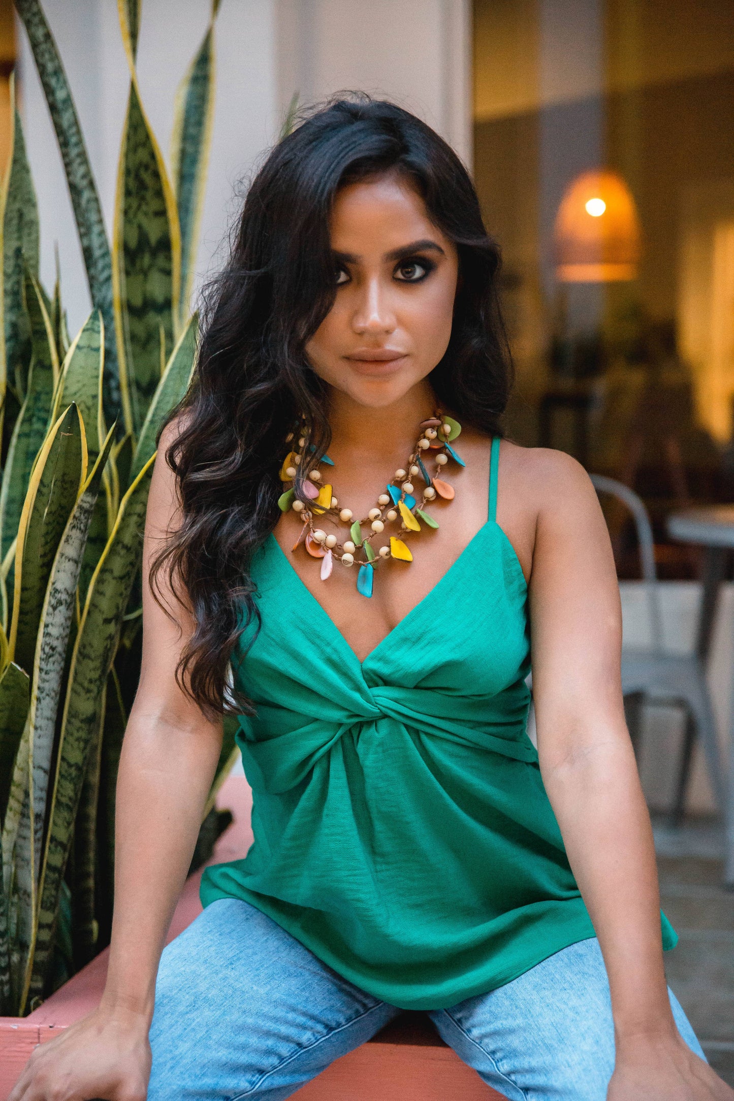 Organic Tagua Jewelry - Marcela Necklace