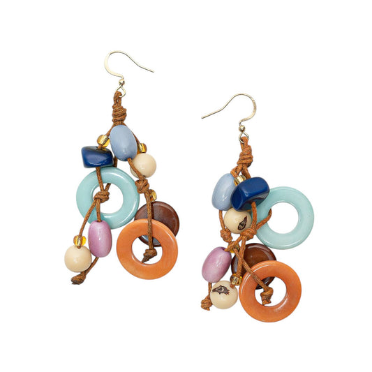 Organic Tagua Jewelry - Cyrus Earrings