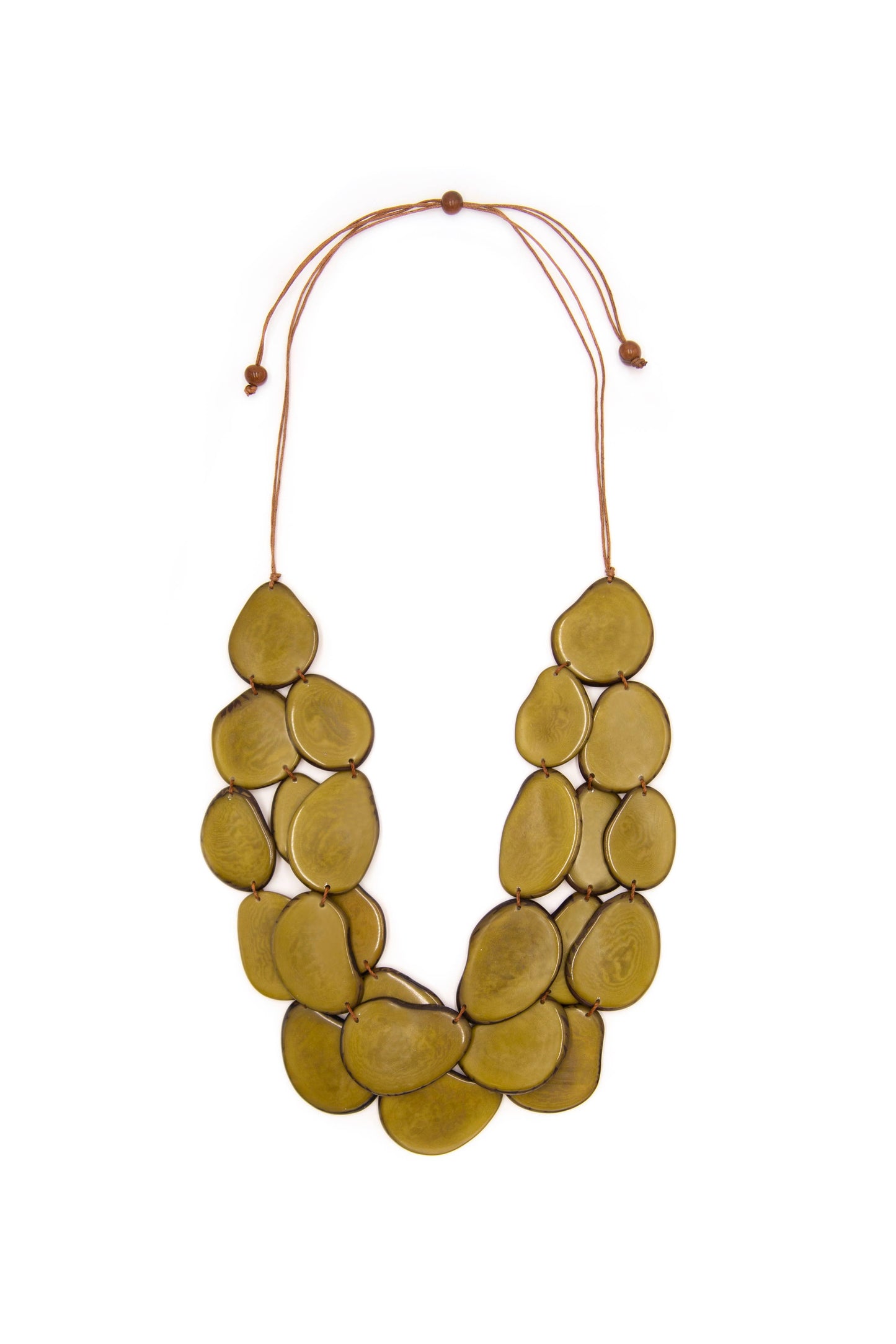 Organic Tagua Jewelry - Amigas Necklace