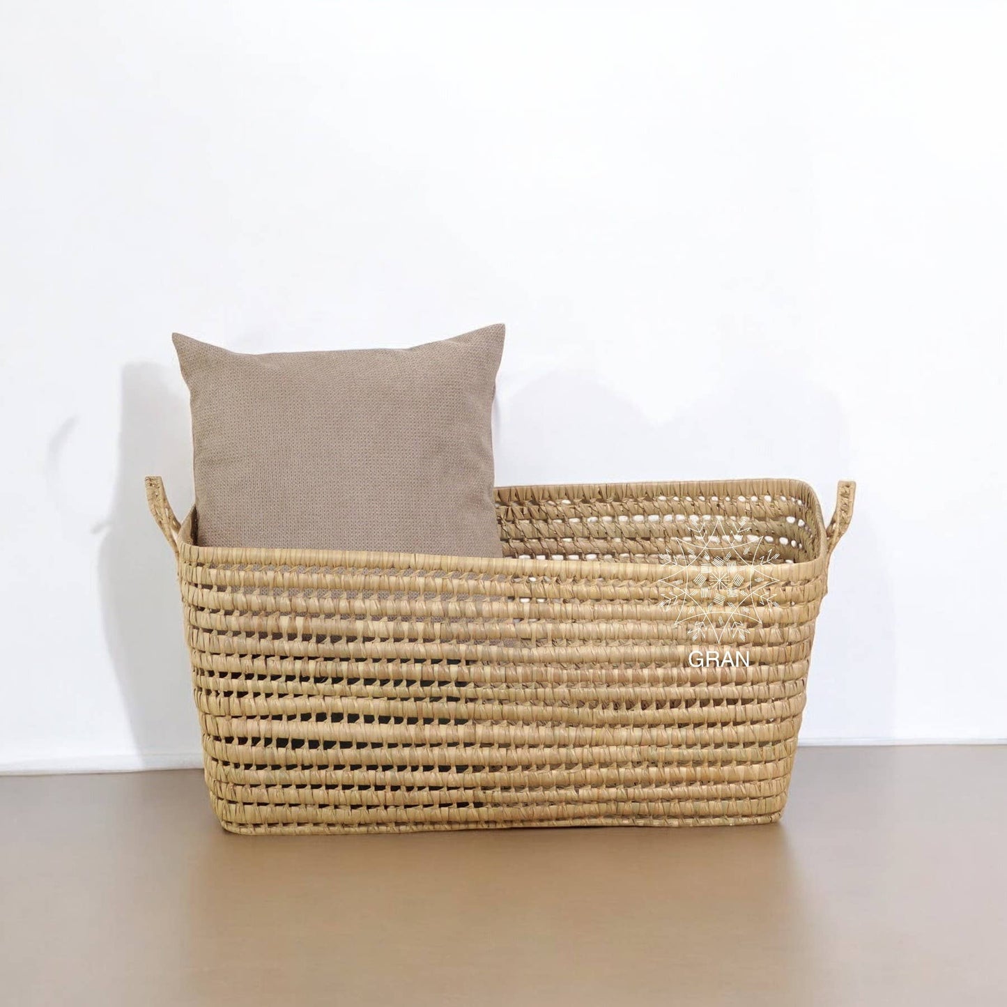 Gran Wholesale - Palm-Leaf-Storage-Basket-Handmade
