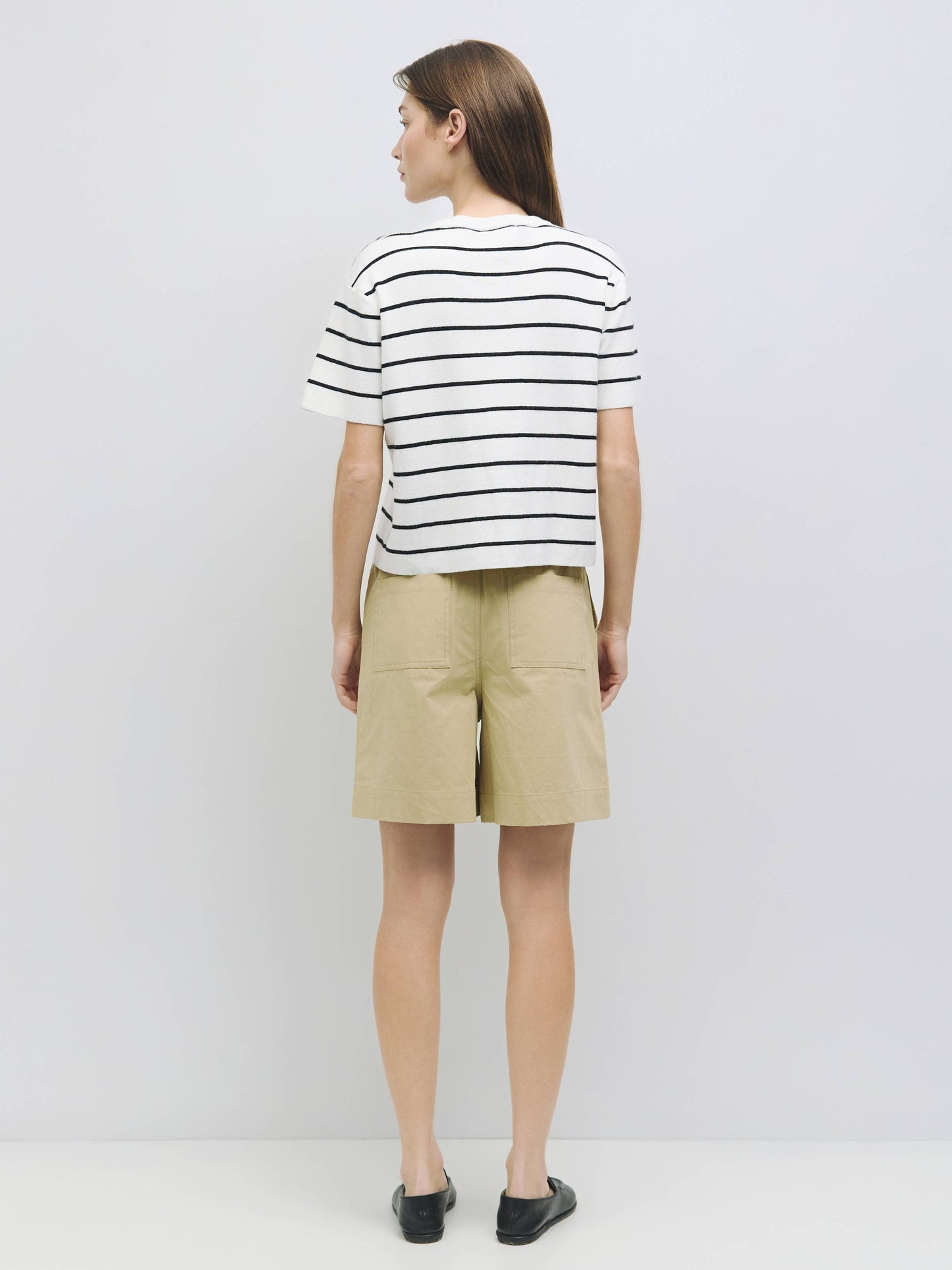MOD REF - The Sade Top | Striped Boxy T-Shirt