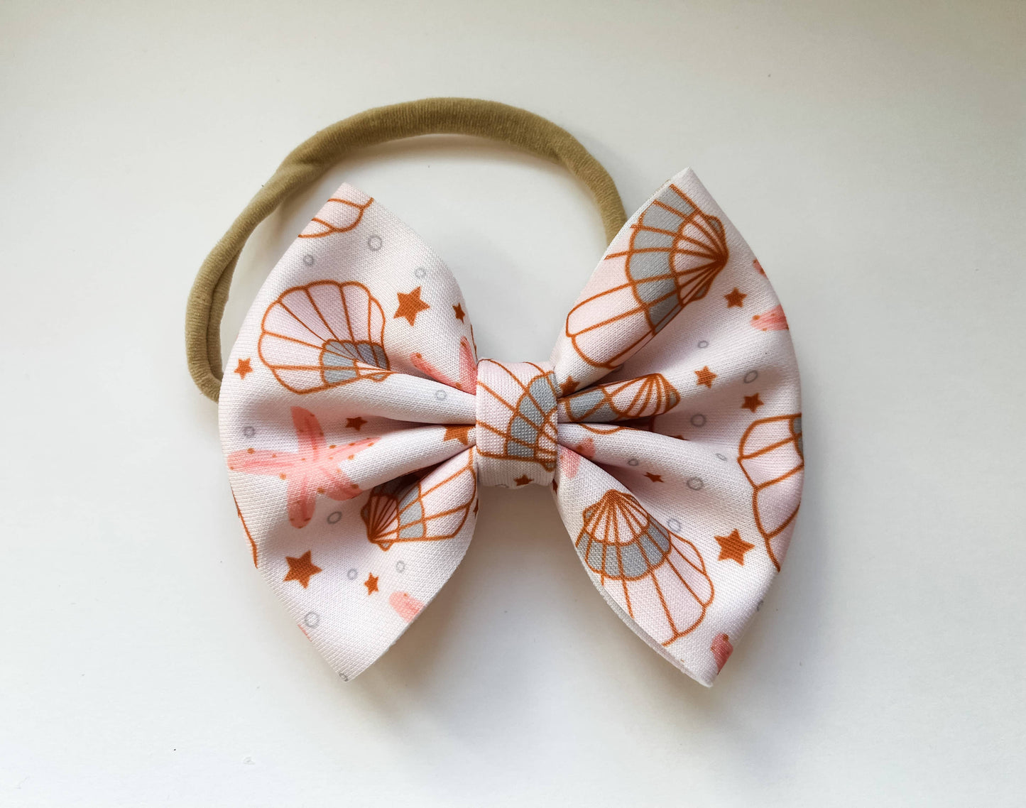 Boho + Babe - Baby Bow Headband - Muted Shells