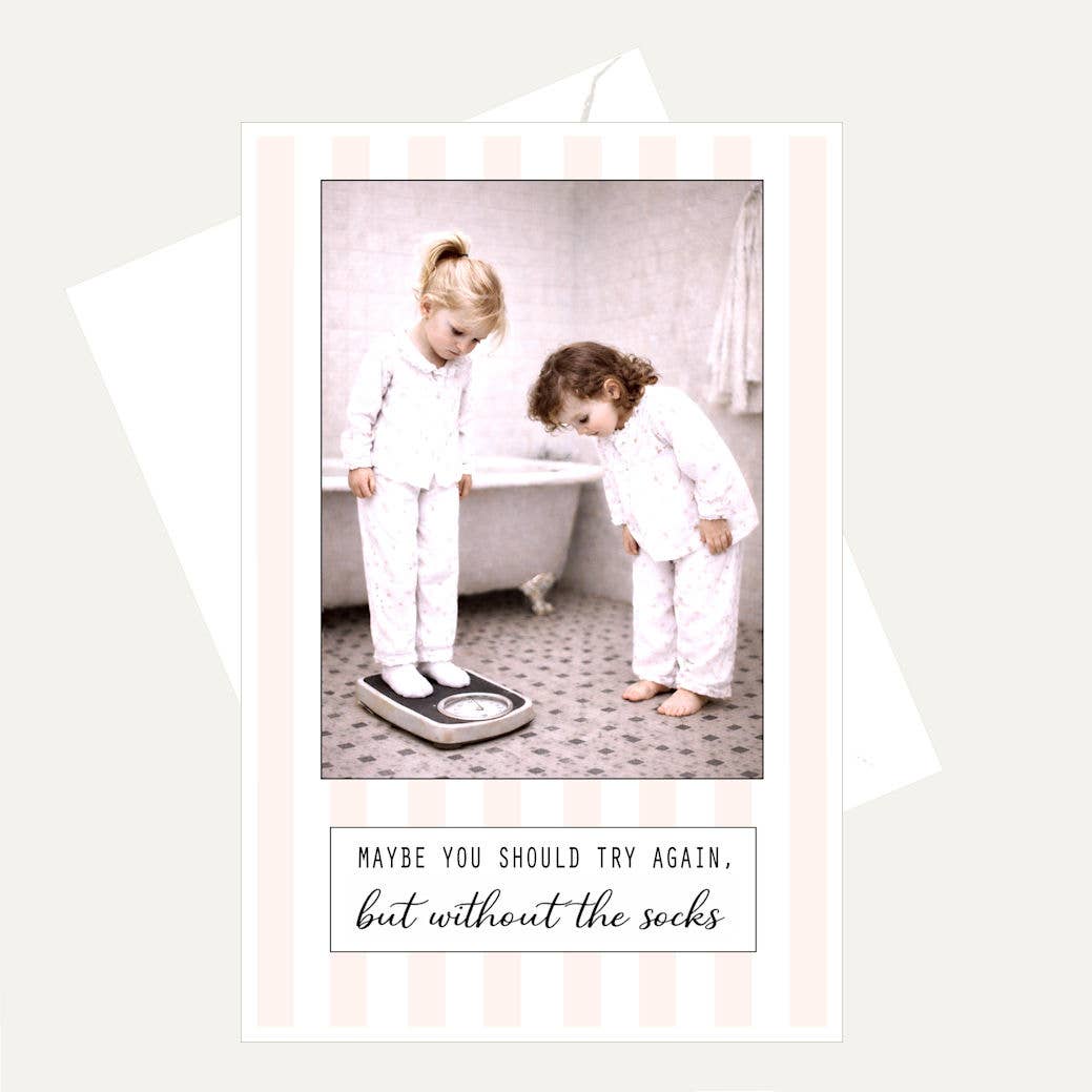Bellflower Girl - Sweet Vintage Girls Greeting Card | Thinking of You | Friend
