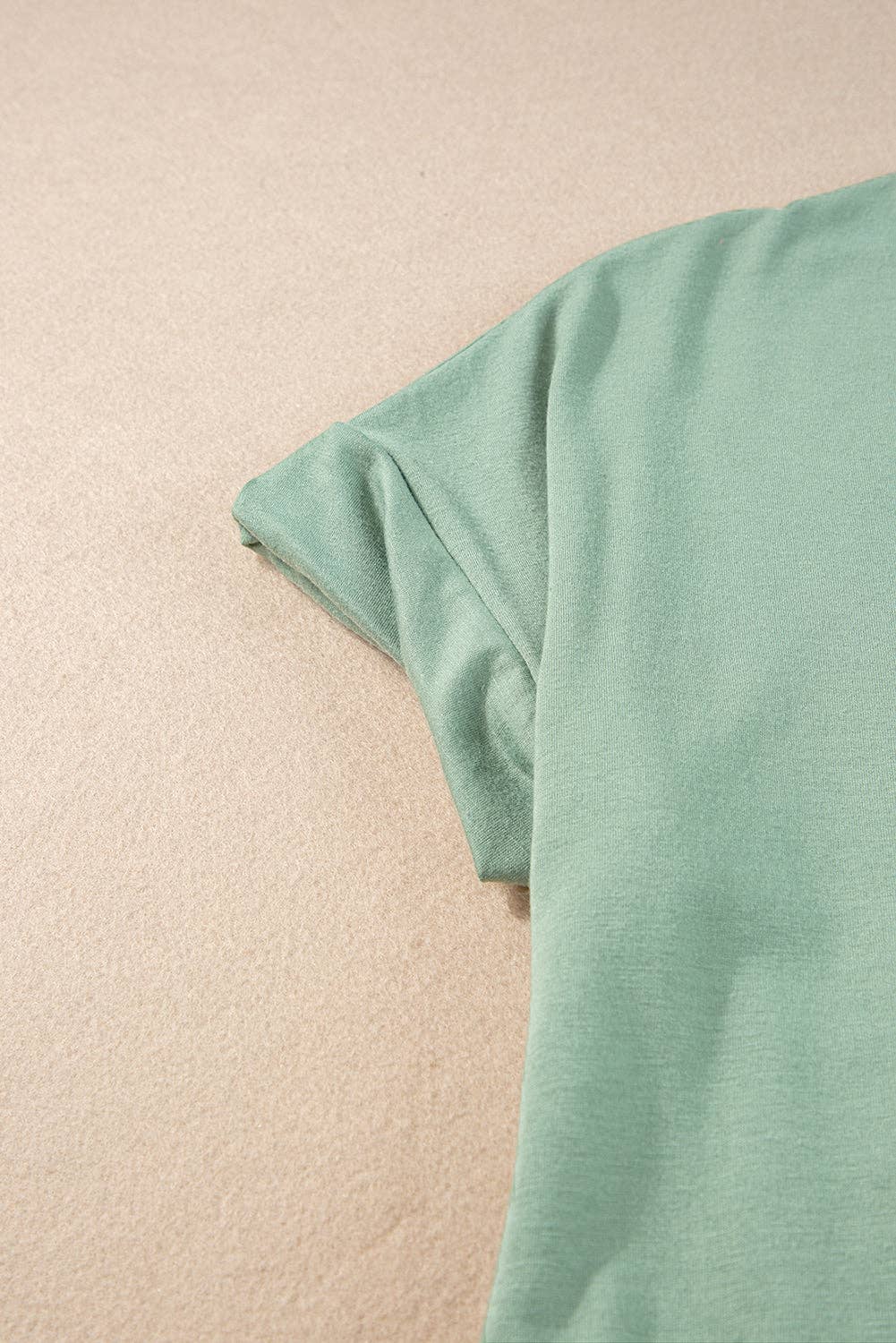 Lovesoft - V Neck Hidden Pocket Splits Maxi T-shirt Dress