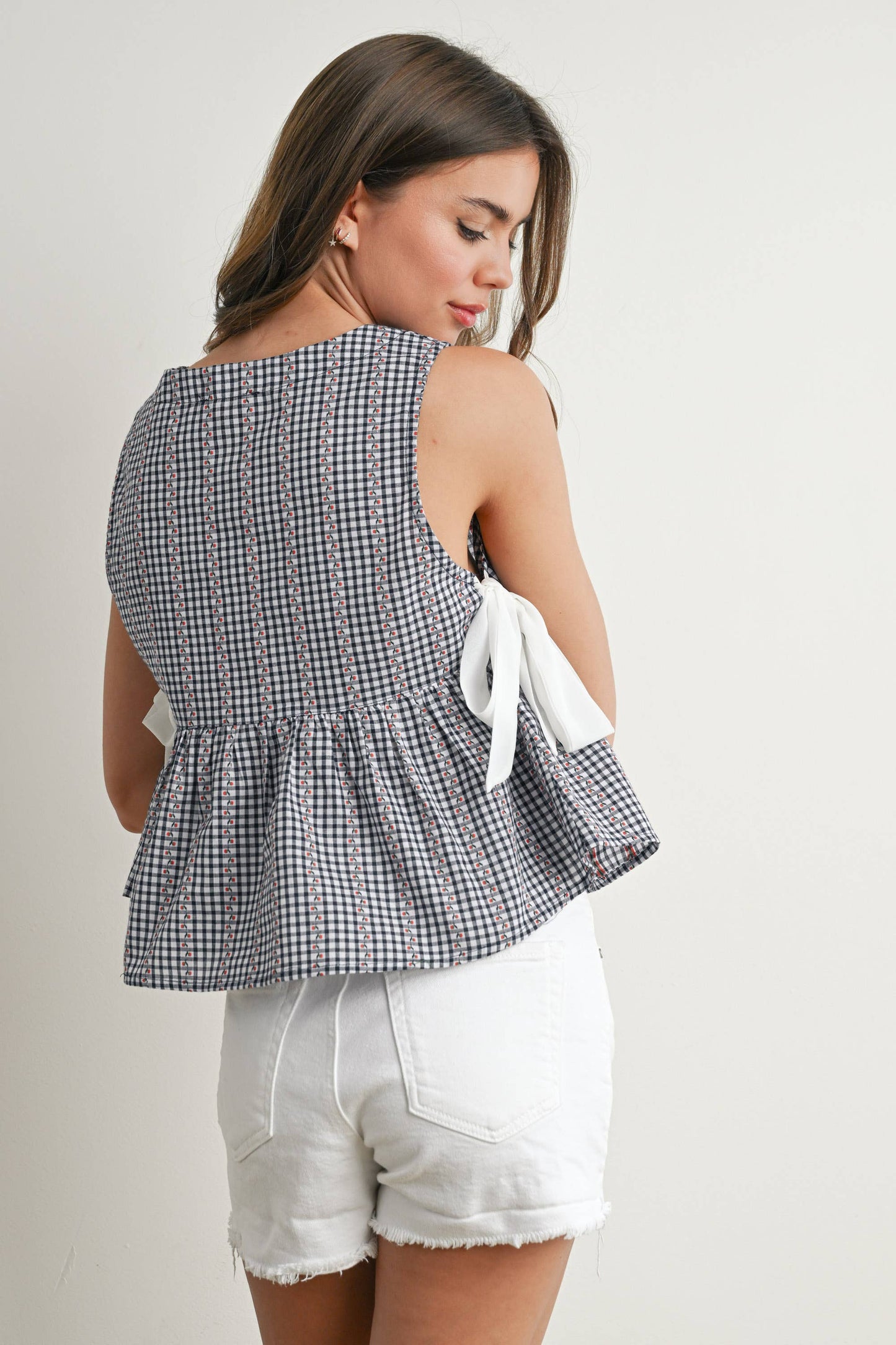 BUTTERMELON - Sky Meadow Peplum Top - BMT7750