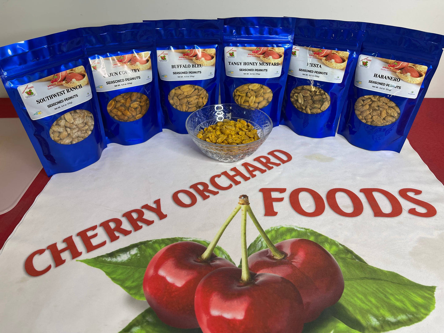 Cherry Orchard Foods - Snack Time Seasoned Peanuts **ALL NEW RECIPE**