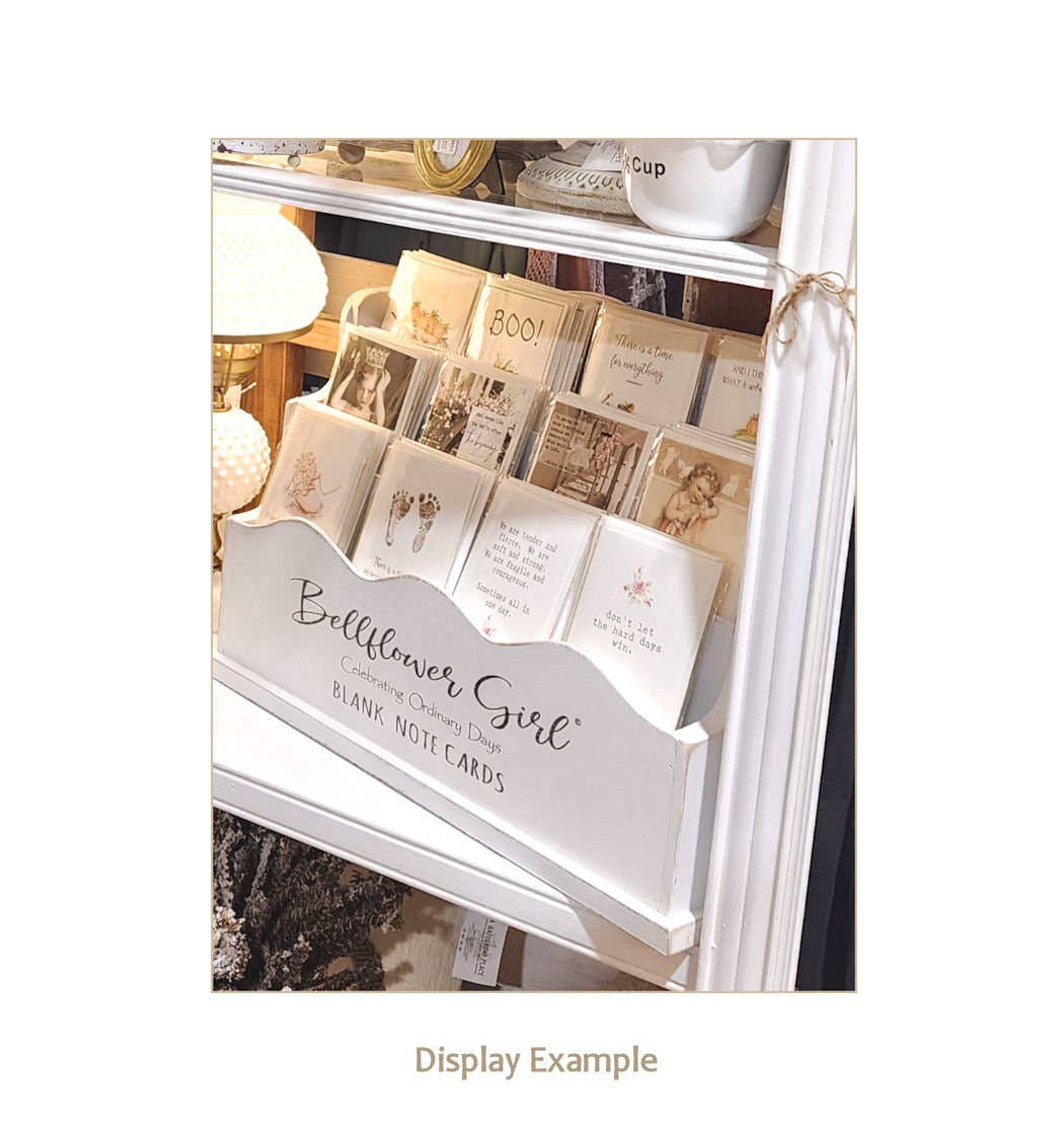 Bellflower Girl -  There's something sacred in a Piece of... Friendship Card