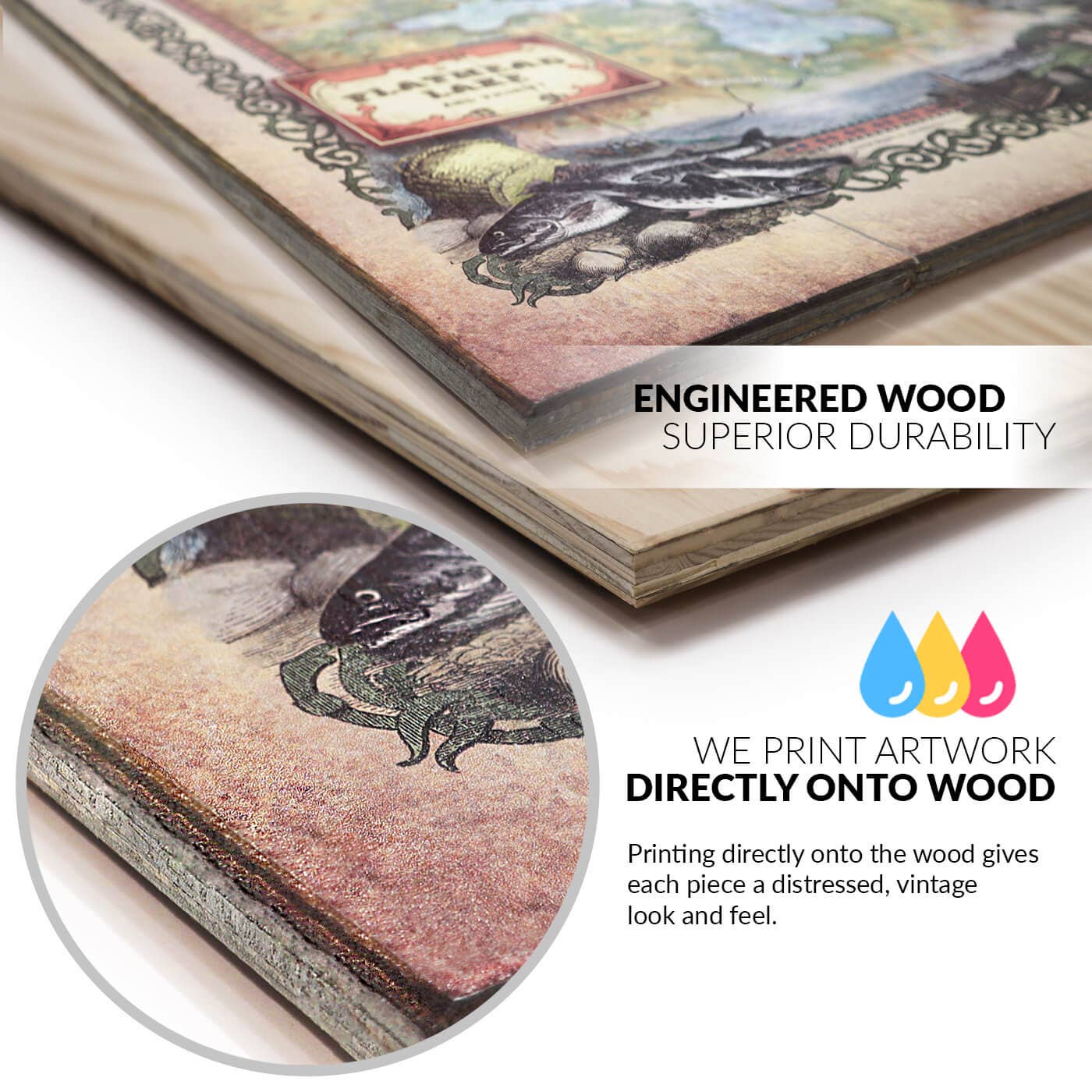 Old Wood Signs - Time Well Wasted - Wood & Metal Wall Art