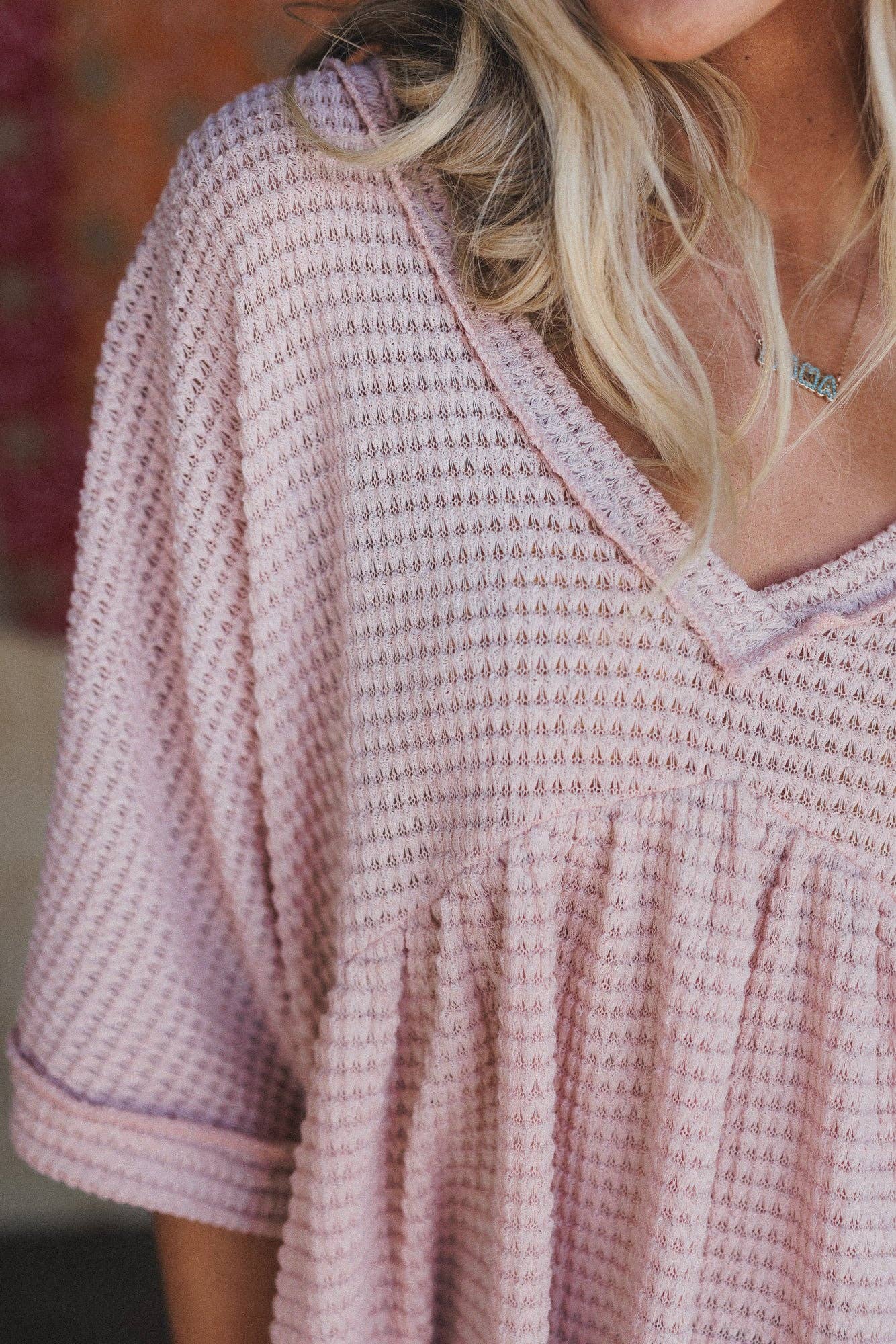 Three Bird Nest - Lush Drift Top - Dusty Rose
