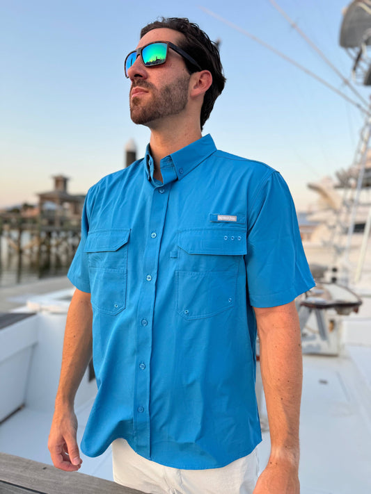 SALT WATER SOUL - Blue Fishing Shirt