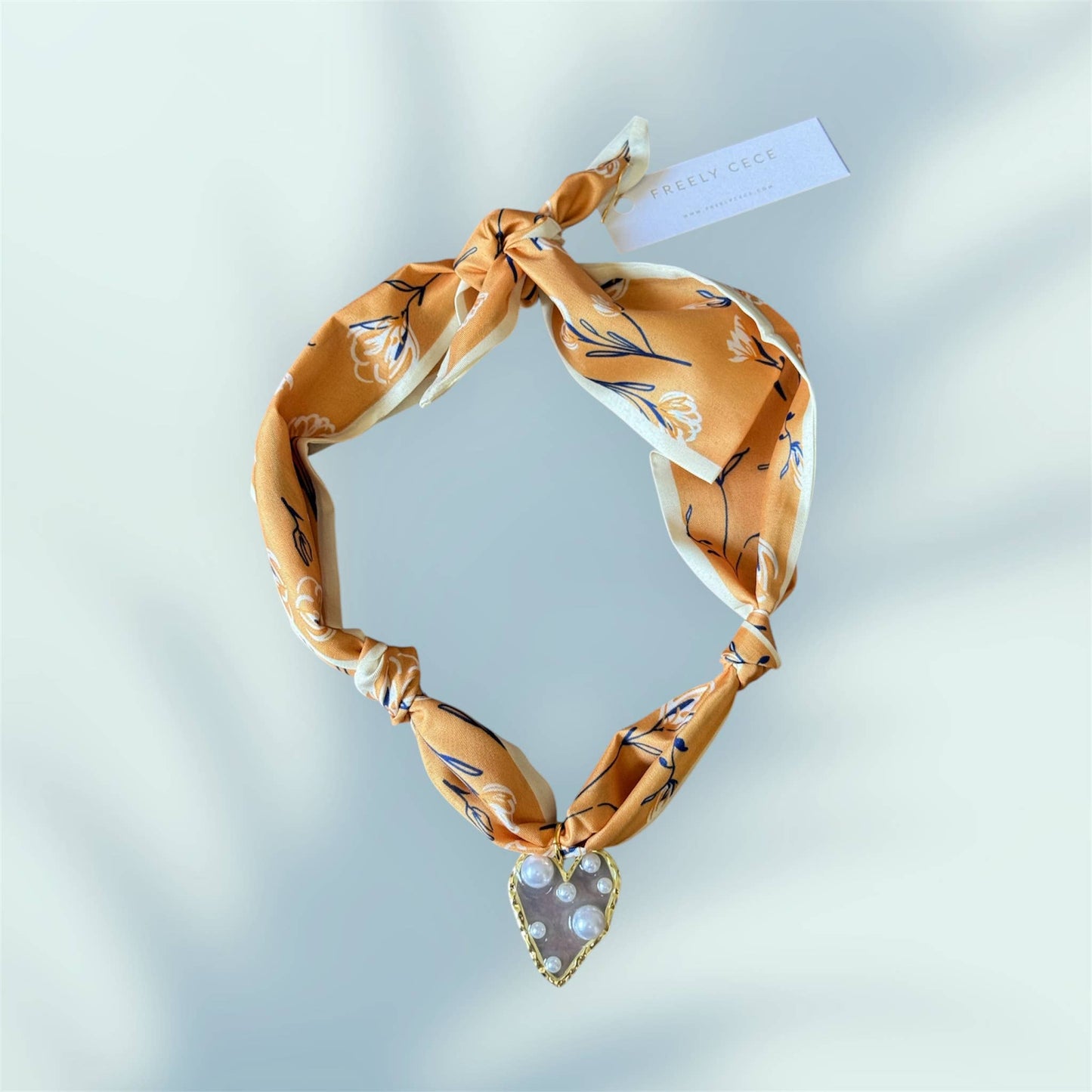 Freely Cece LLC - Trendy Scarf Charm Necklace 