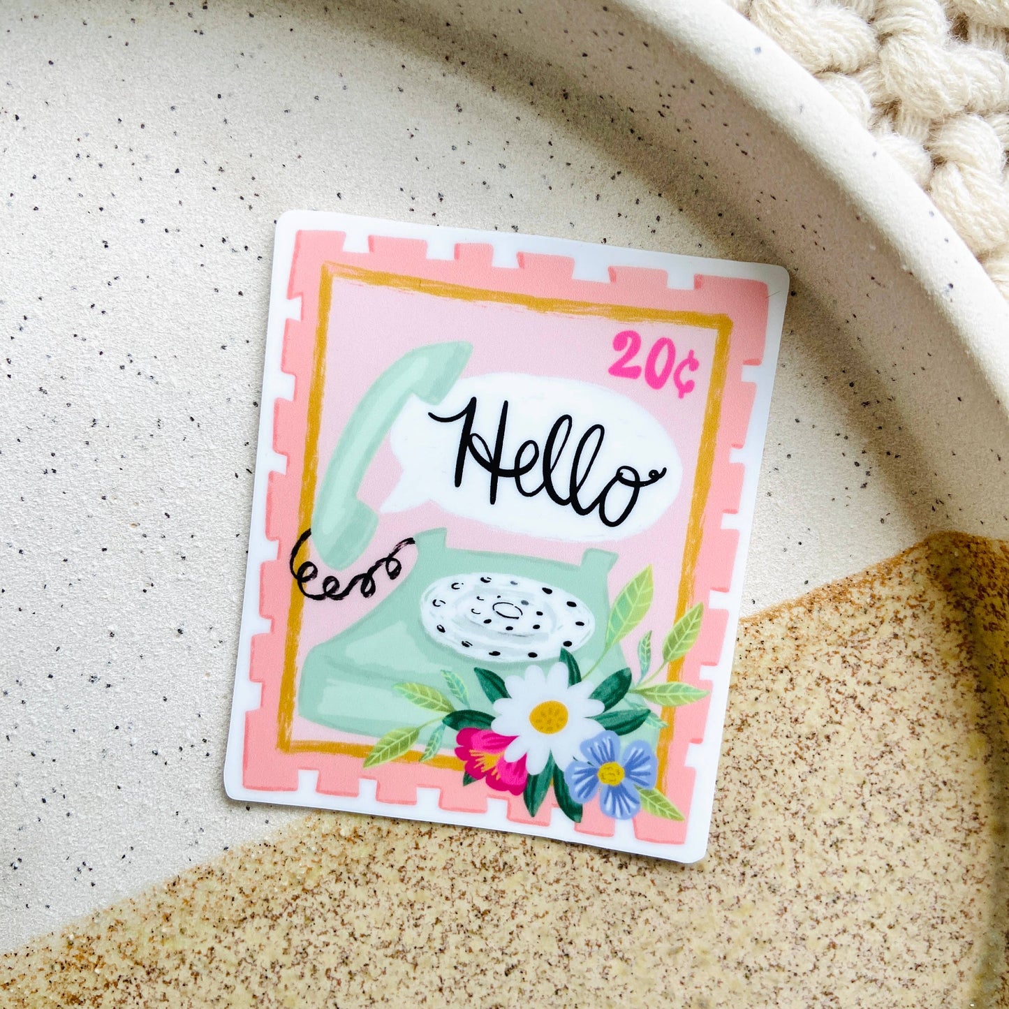 Makerie Day - Vintage Telephone Sticker