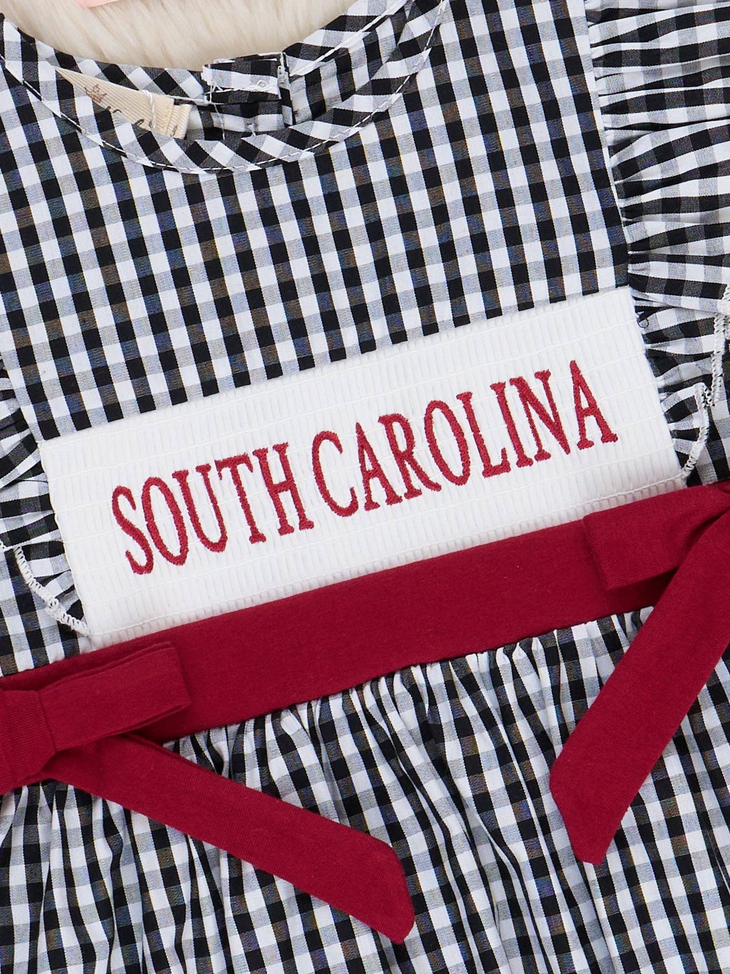 Marie Nicole Clothing - South Carolina Smocked Gingham Dress