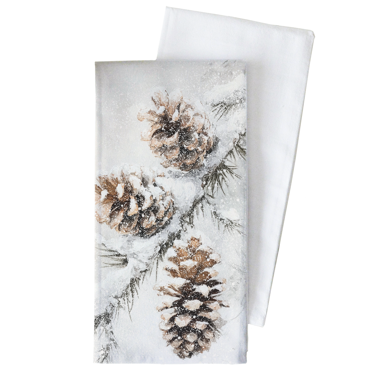 Porter Lane Home - Winter Pinecone Tea Towel