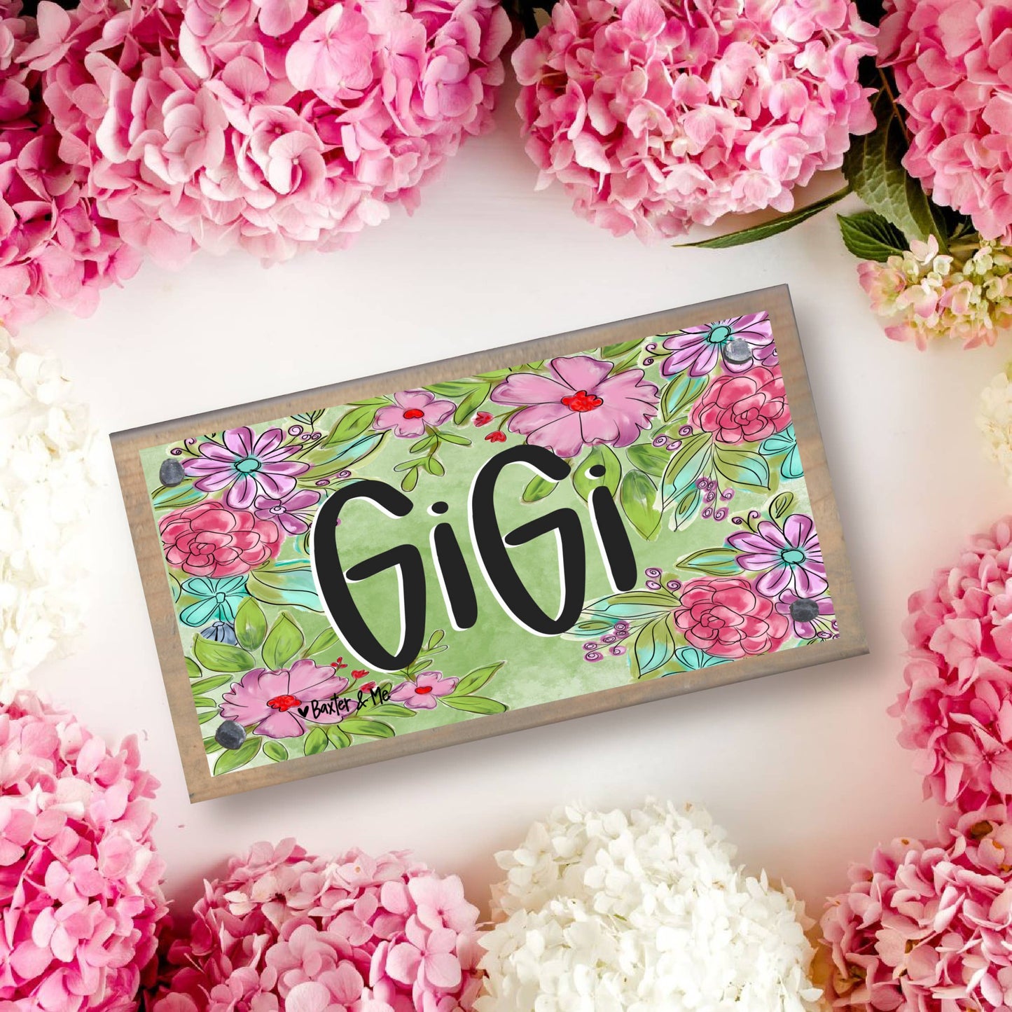 Baxter & Me - Gigi Driftwood Happy Block