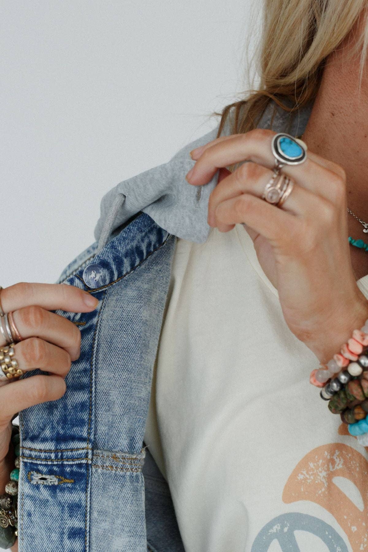 Three Bird Nest - My Boyfriends Denim Jacket - Blue Light Wash