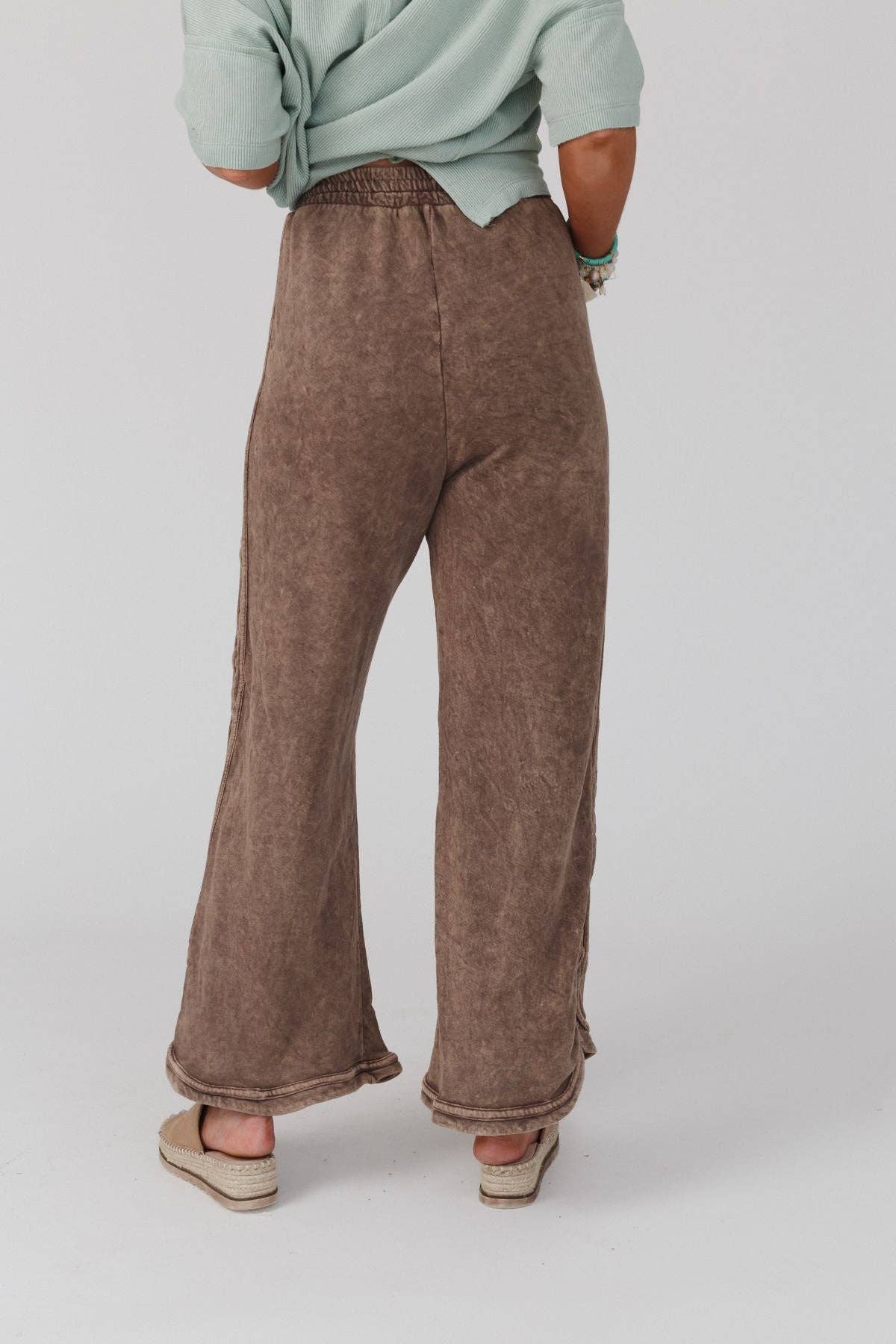 Three Bird Nest - So Comfy Wide Leg Full Pant - New Mocha
